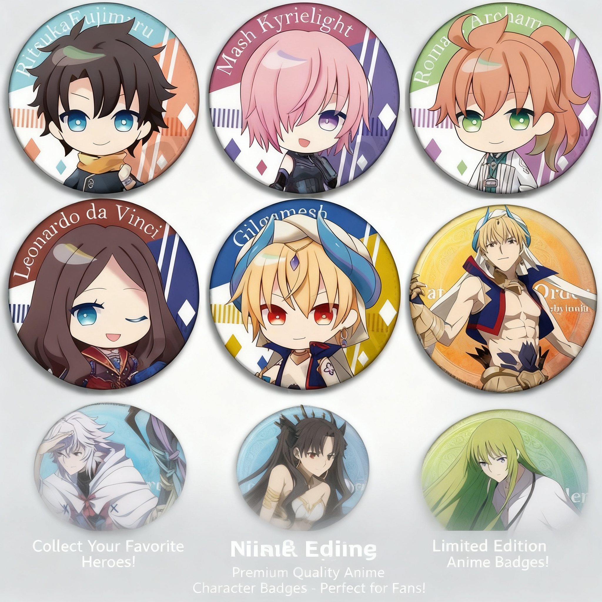 Fate Grand Order Anime Badge P - Fate Anime Merchandise recensione e prezzo