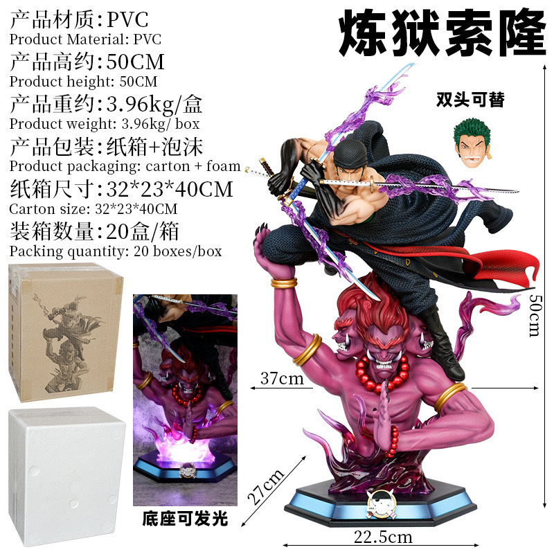One Piece Roronoa Zoro Purgato - Zoro Anime Merchandise recensione e prezzo