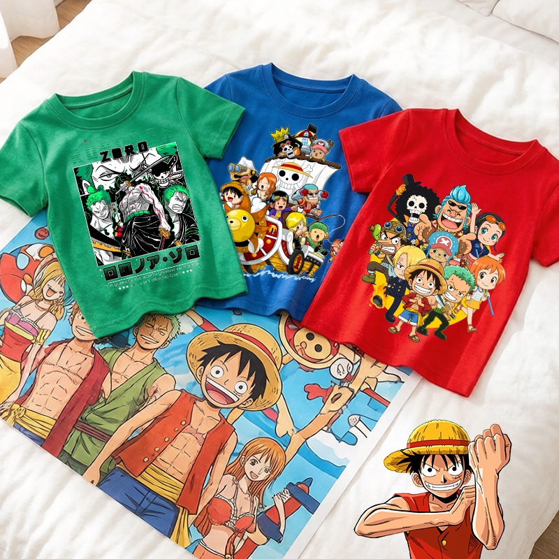 Ones Piece Kids T-shirt Anime  - Zoro Anime Merchandise recensione e prezzo
