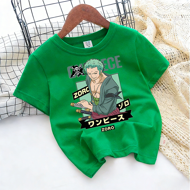 Ones Piece Kids T-shirt Anime  - Zoro Anime Merchandise recensione e prezzo