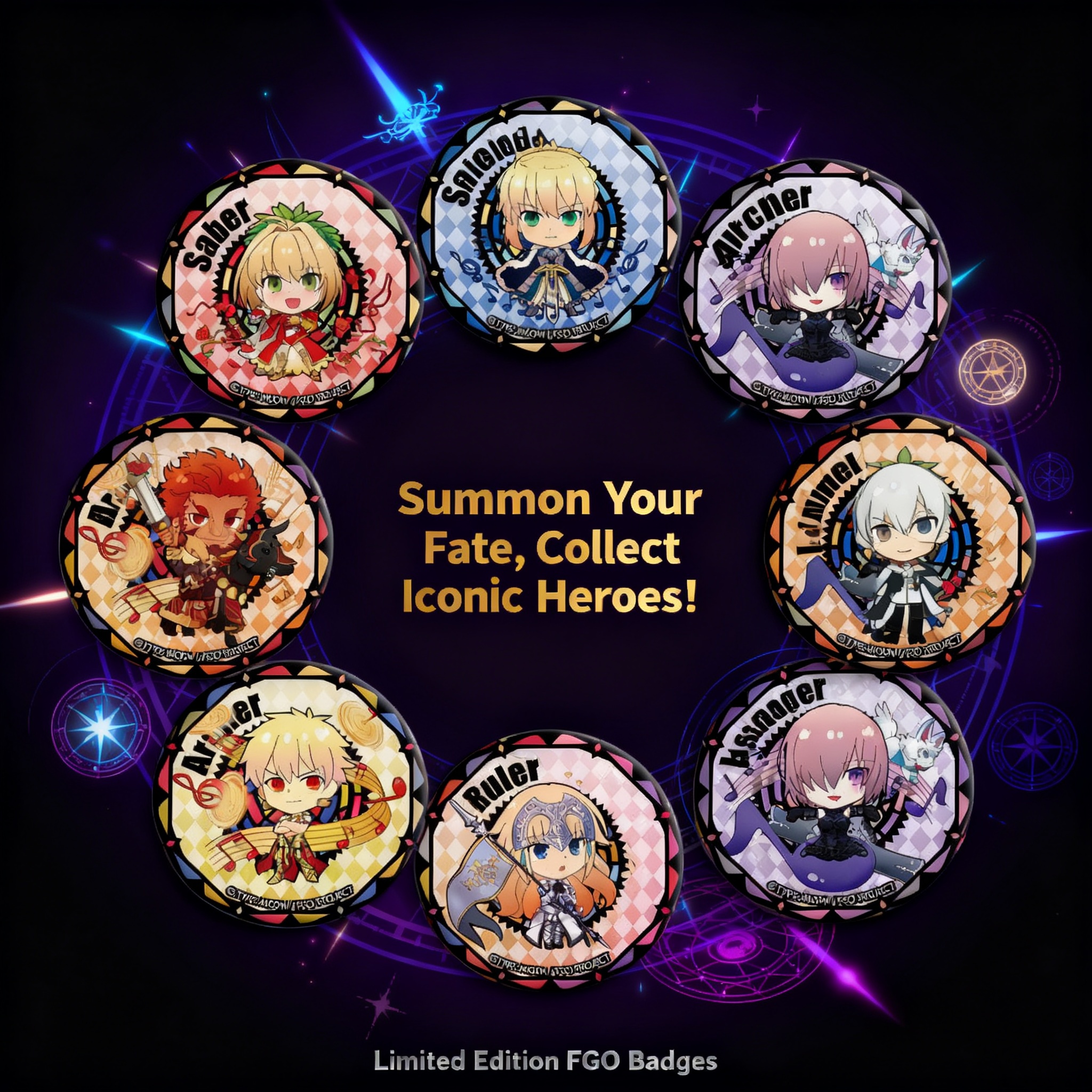 Fate Grand Order Anime Badge 5 - Fate Anime Merchandise recensione e prezzo