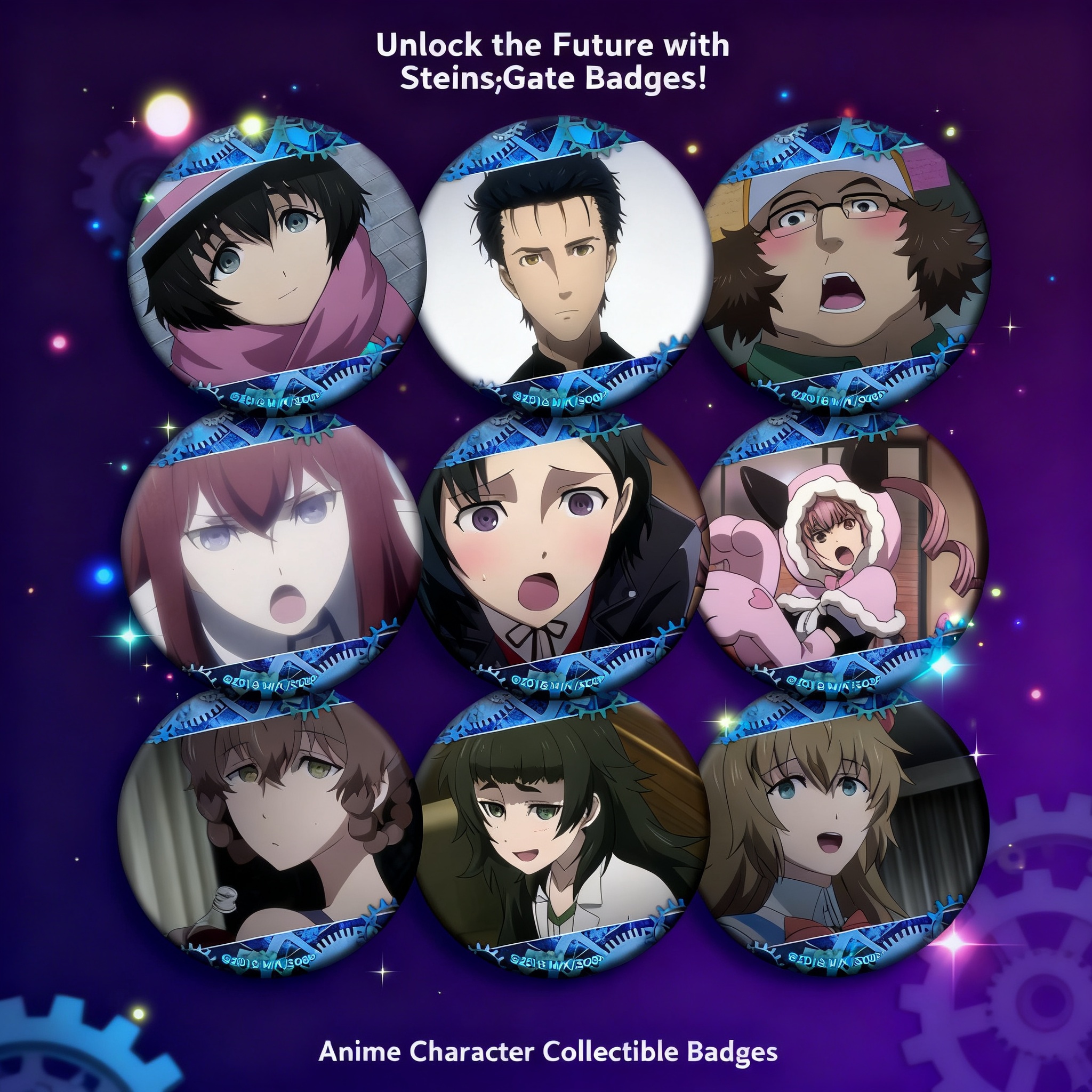 Steins Gate Anime Badge 58mm 2 - Fate Anime Merchandise recensione e prezzo