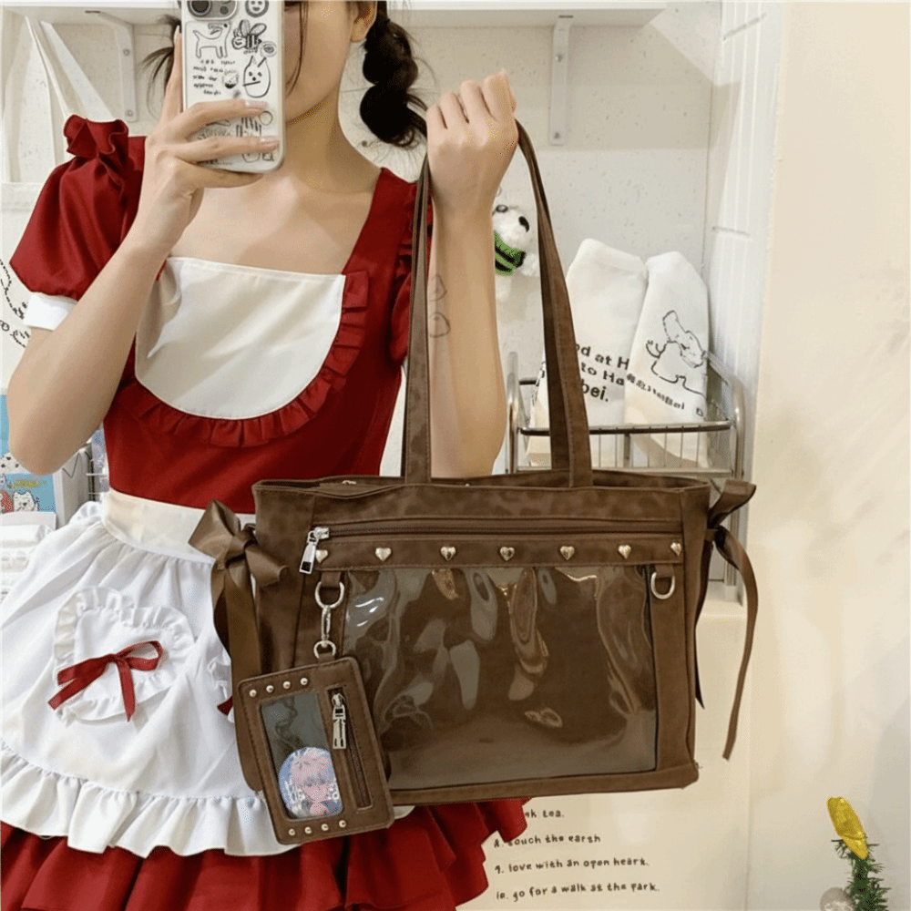 Harajuku Bow Rivet Itabag Y2K  - Anime Merchandise Women recensione e prezzo